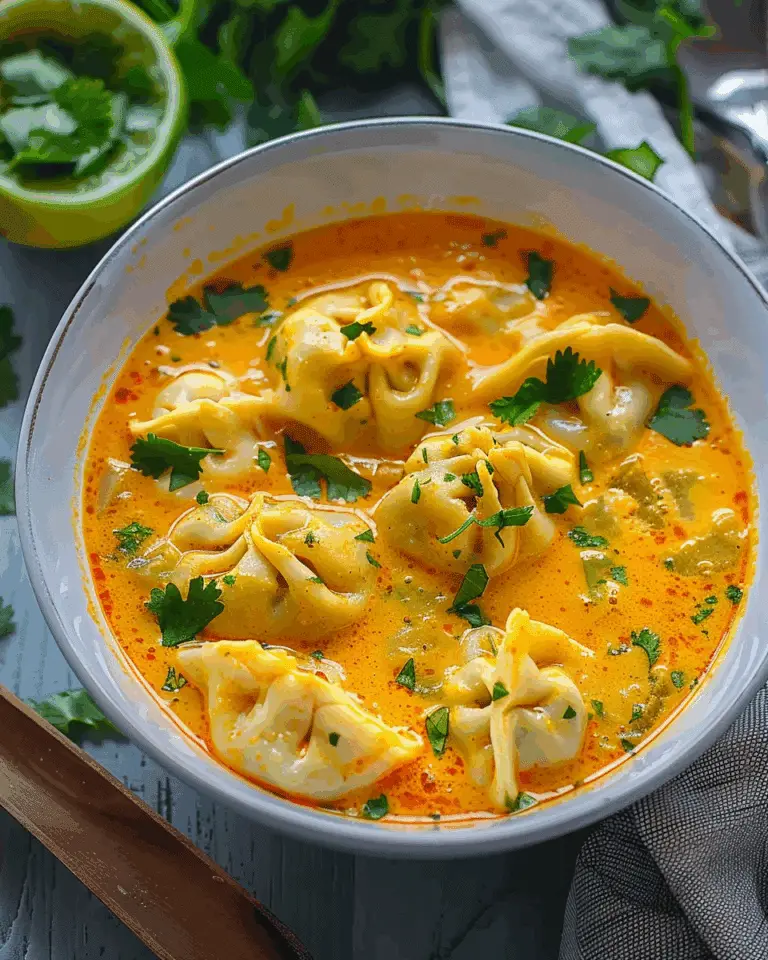 Delicious Curry Dumpling Soup
