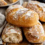 Easy Small Batch Ciabatta Rolls