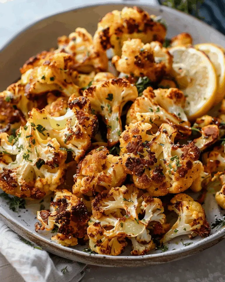 Crispy Roasted Cauliflower – Better Than Meat!