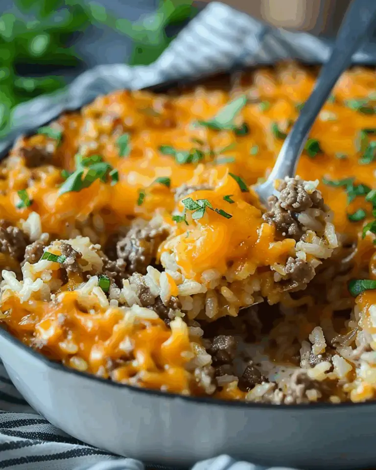 Hamburger Rice Casserole