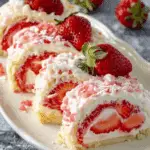 Strawberry Shortcake Cheesecake Rolls