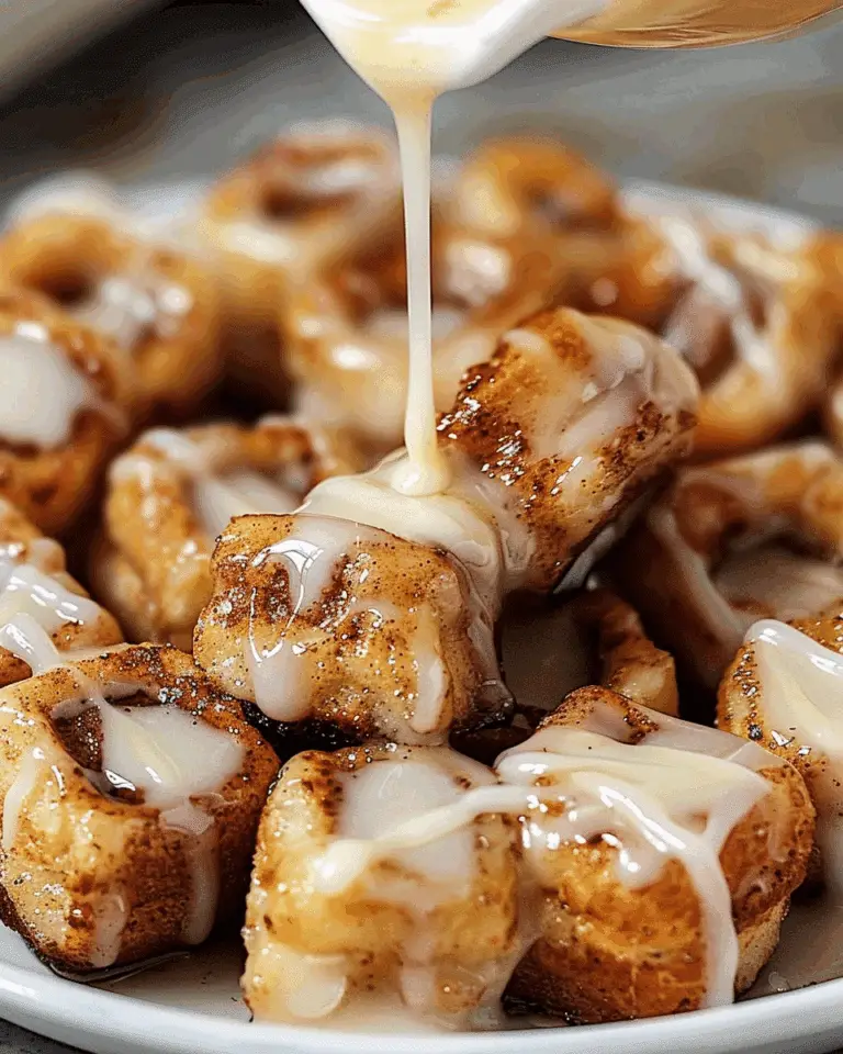 Cinnamon Roll French Toast Bites