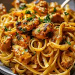 Creamy Cowboy Butter Chicken Linguine