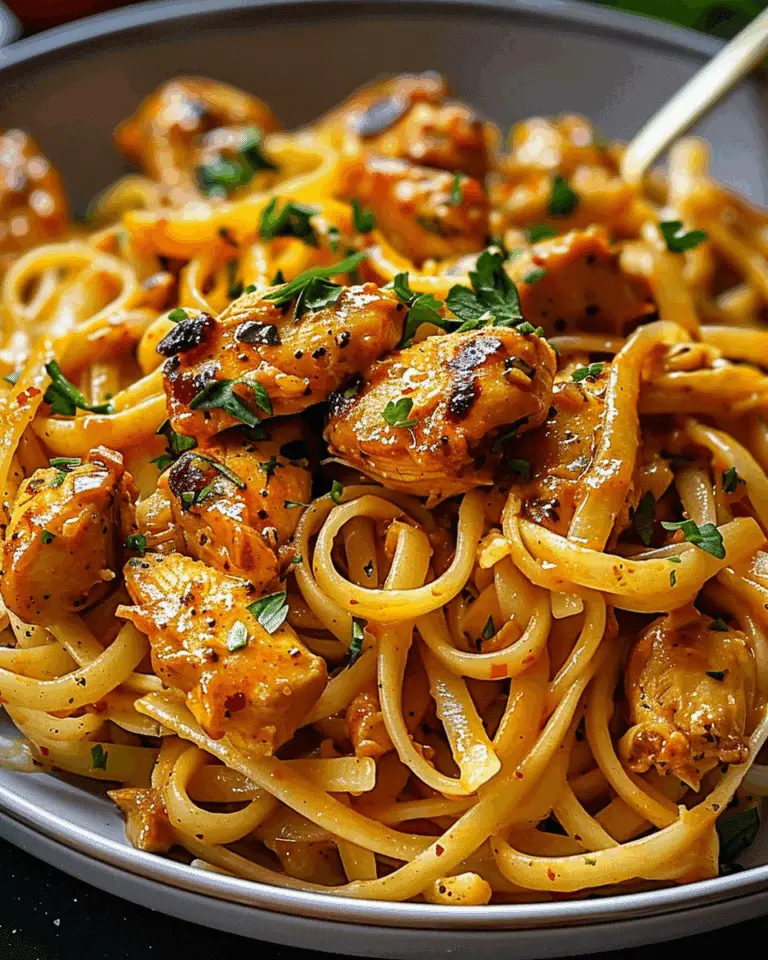 Creamy Cowboy Butter Chicken Linguine
