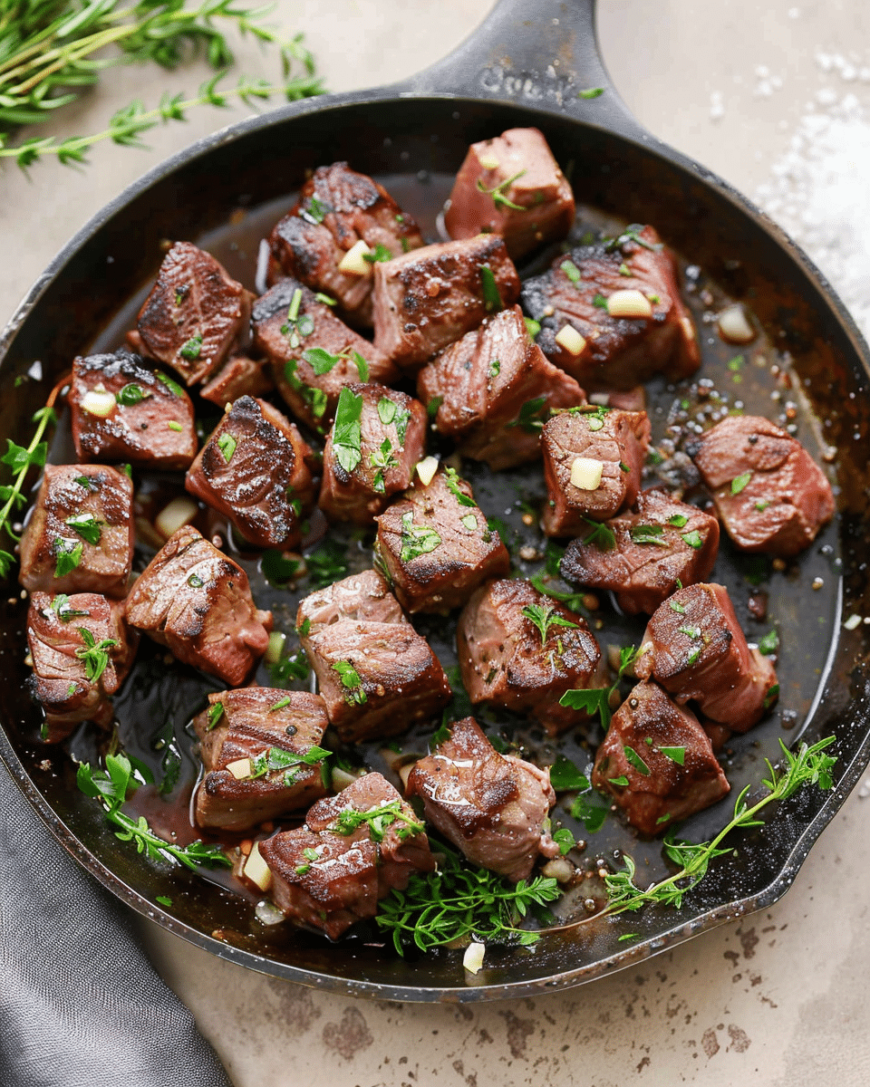 Garlic Butter Steak Bites