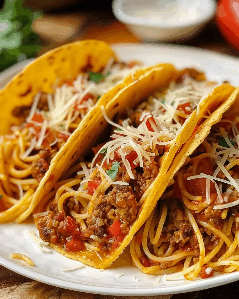 Spaghetti Tacos