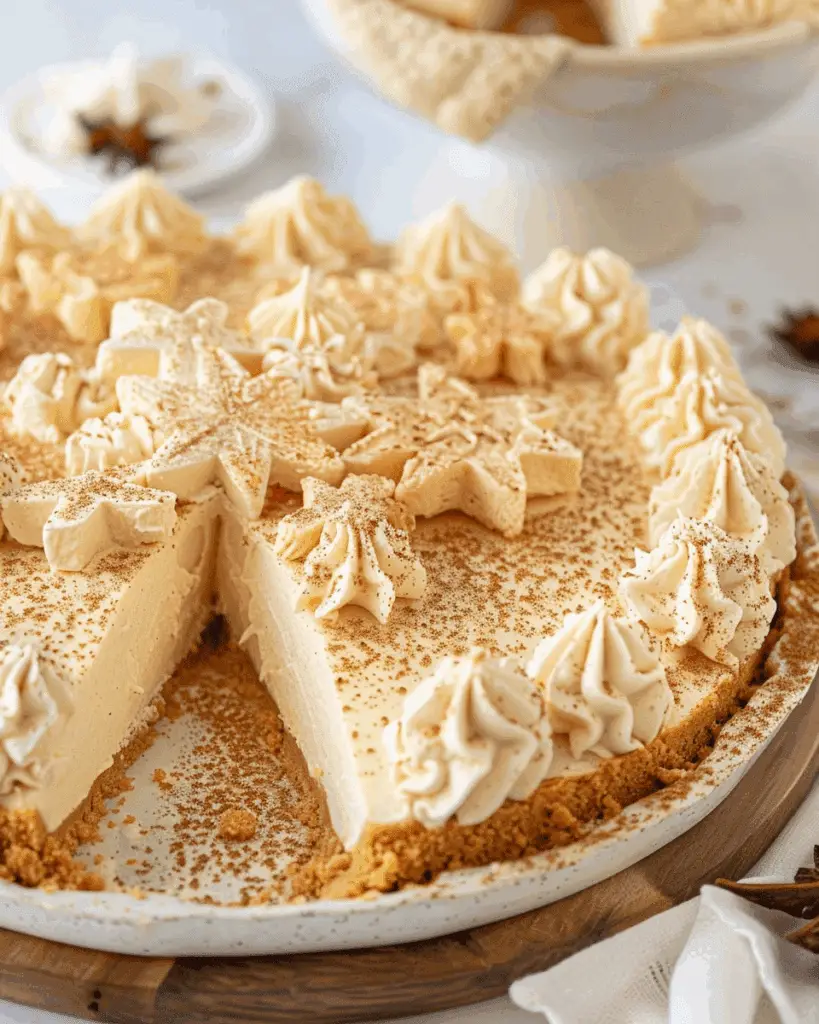 No Bake Marshmallow Pumpkin Pie