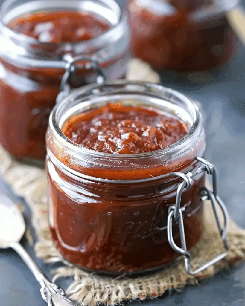 Roasted Rhubarb Barbecue Sauce