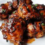 Grilled Spicy BBQ Chicken Thighs