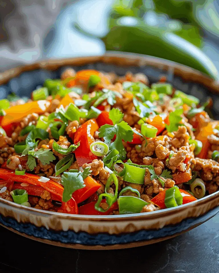 Ground Turkey and Peppers Stir-Fry