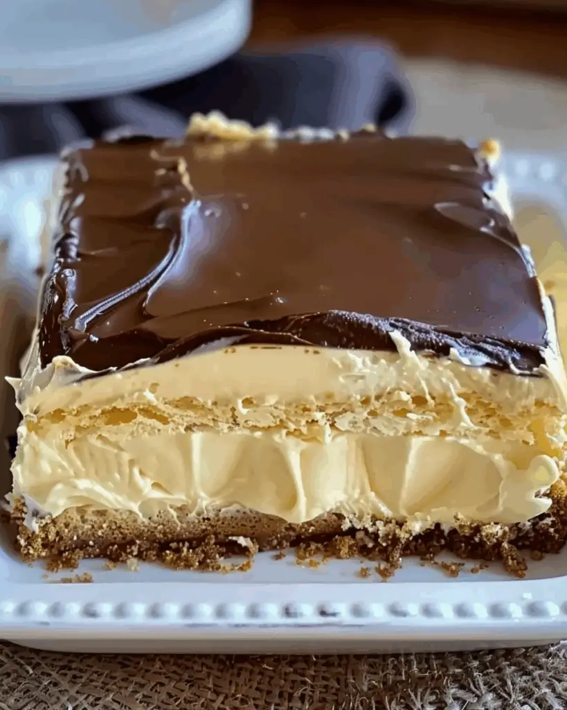 No-Bake Eclair Cake