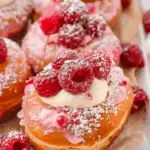 Raspberry Cheesecake Donuts
