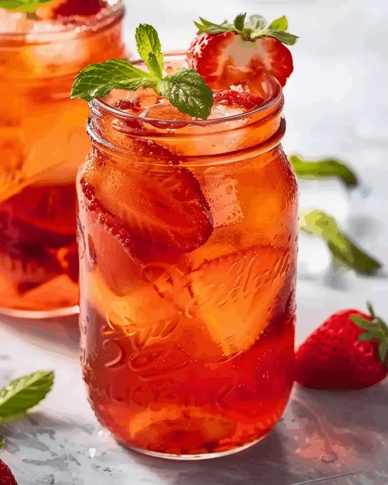 Southern Strawberry Sweet Tea