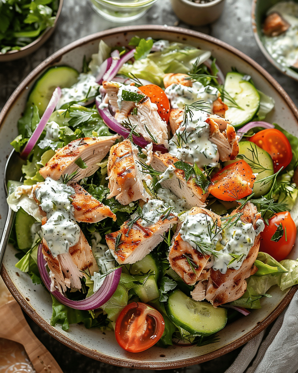 Tzatziki Chicken Salad