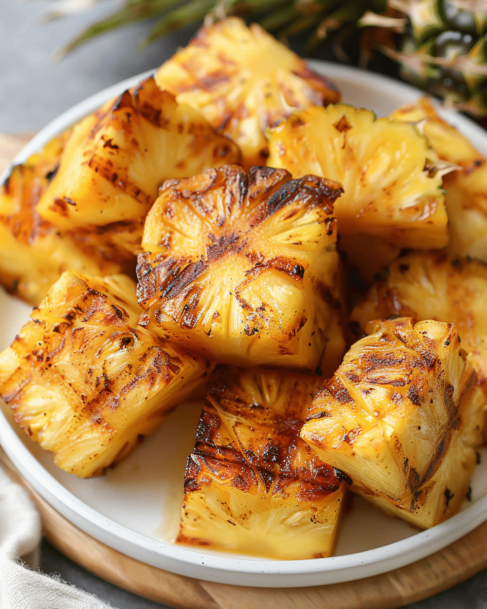 Air Fryer Pineapple (Like Brazilian Grilled Pineapple)