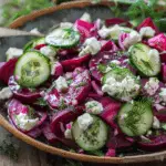 Beet Salad with Feta, Cucumbers, and Dill
