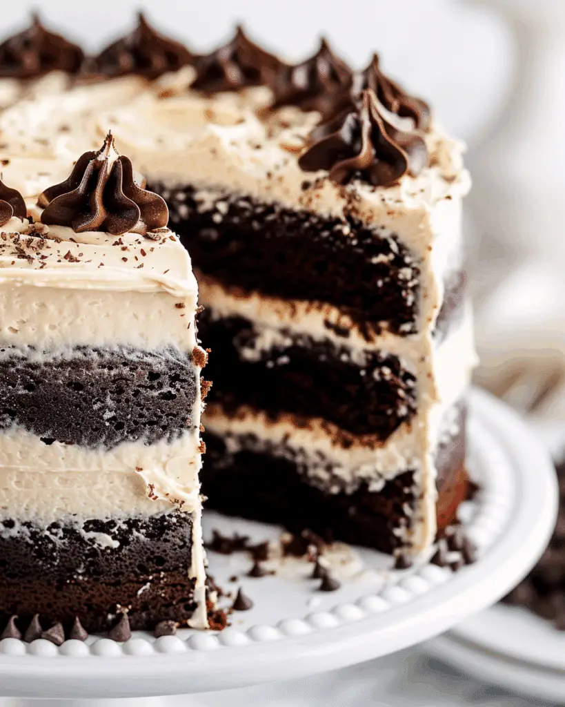 Guinness Chocolate Cake with Irish Buttercream