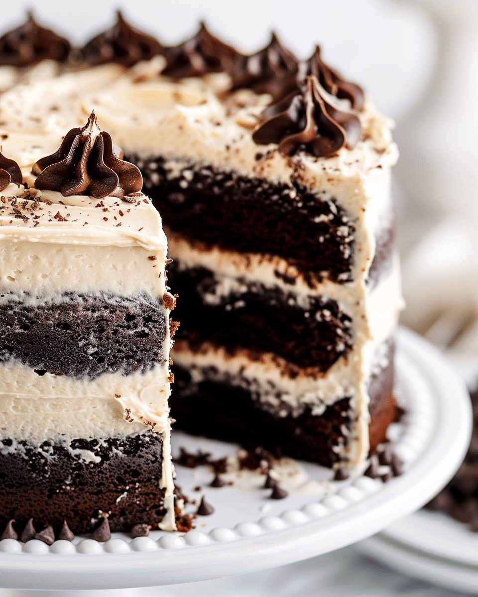 Guinness Chocolate Cake with Irish Buttercream