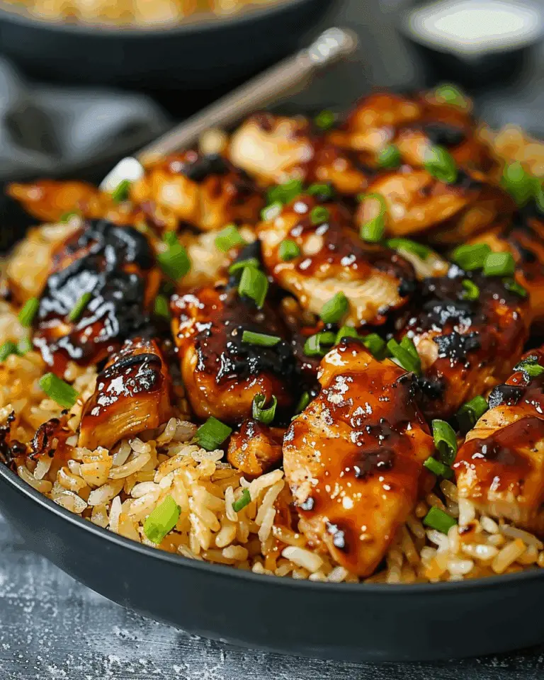 Honey BBQ Chicken Rice