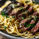 Garlic Butter Steak Lightning Noodles