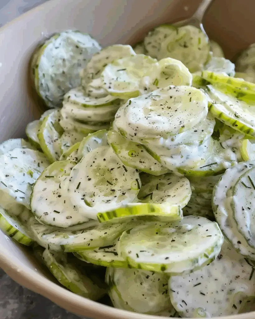 Creamy Cucumber Salad