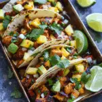 One Pan Chicken and Pineapple Tacos