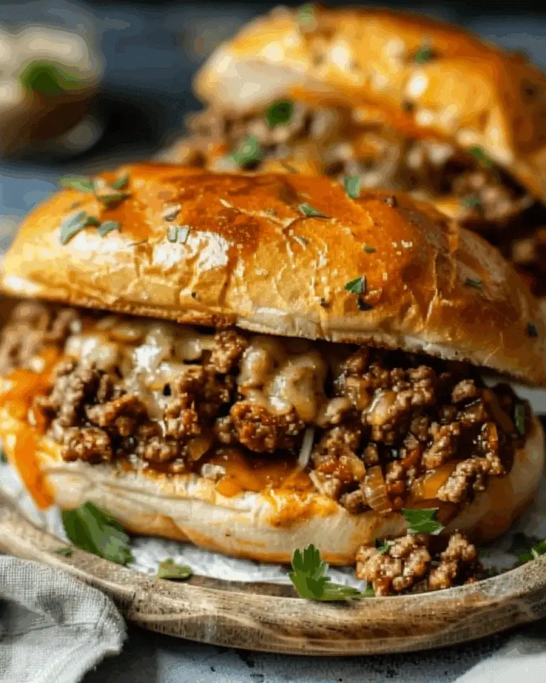 Philly Cheesesteak Sloppy Joes