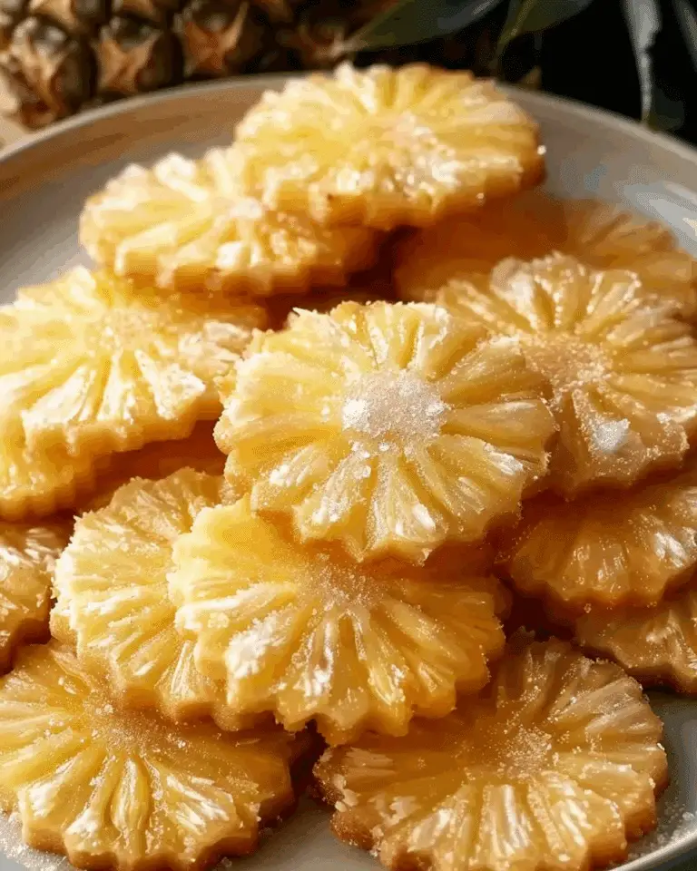 Pineapple Upside Sugar Cookies