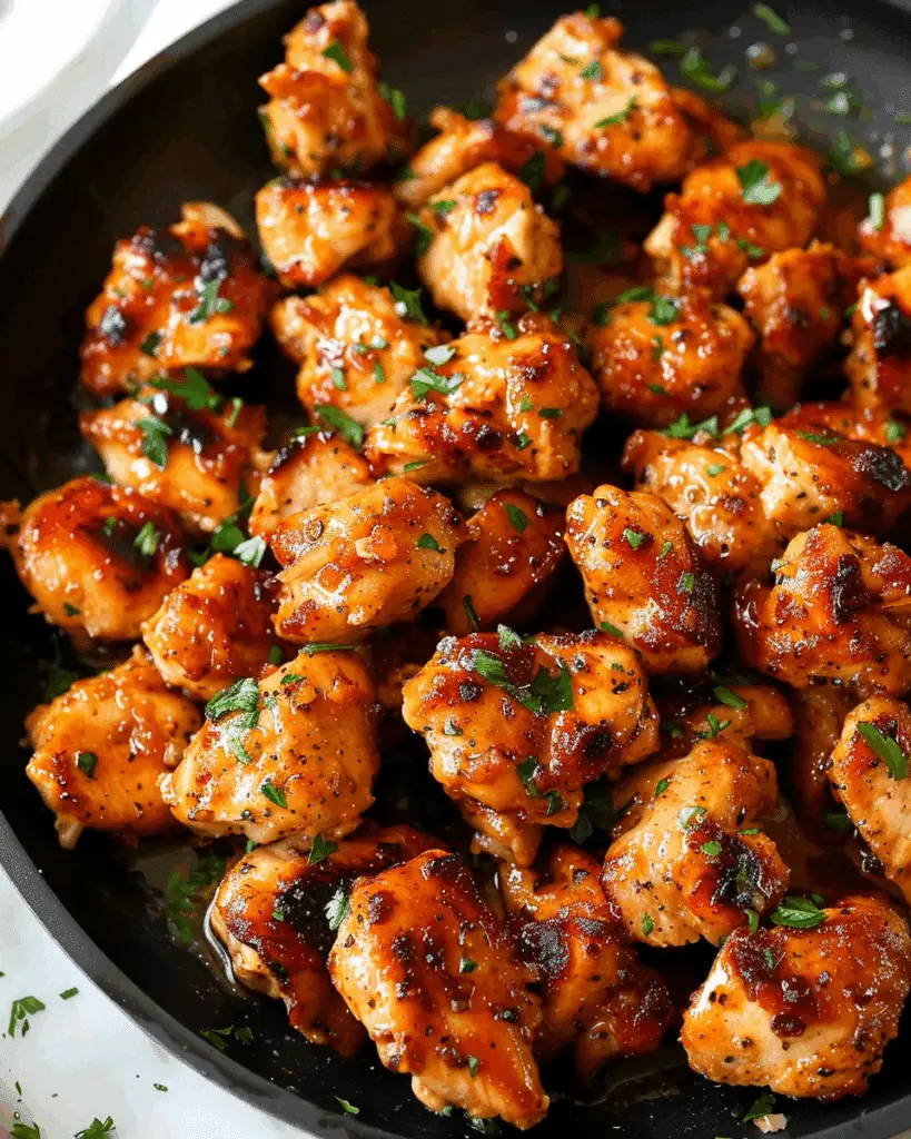 Garlic Butter Chicken Bites: A Quick and Flavorful Delight