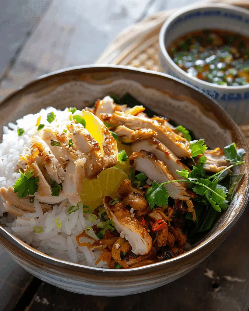 Coconut Chicken Rice Bowl