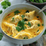 Delicious Curry Dumpling Soup