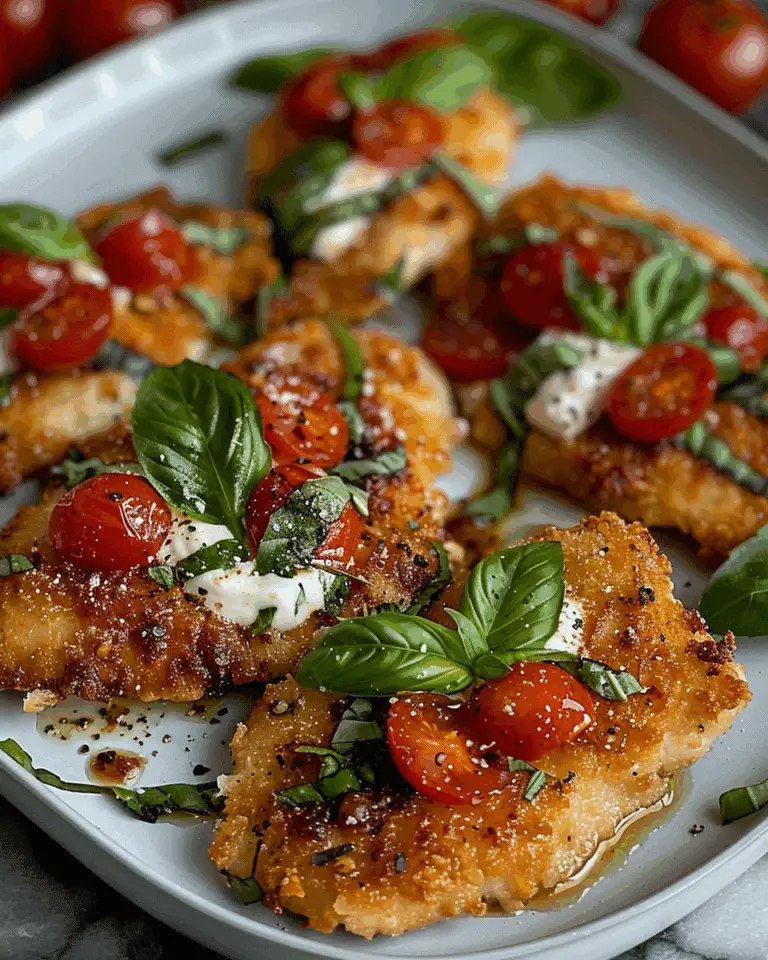 Italian Basil Chicken Cutlets