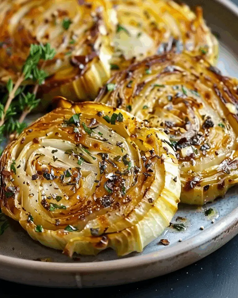 Easy Roasted Cabbage Steaks