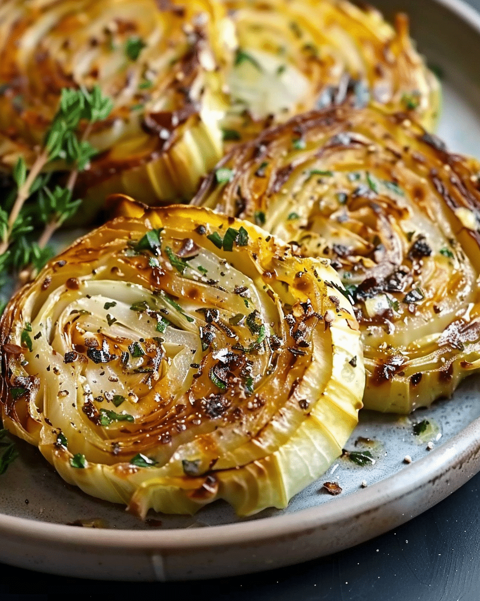 Easy Roasted Cabbage Steaks