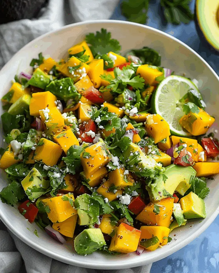 Avocado and Mango Salad