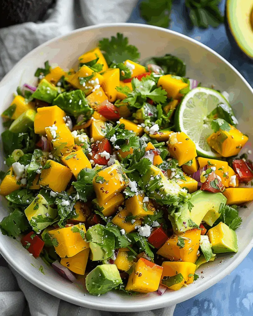 Avocado and Mango Salad