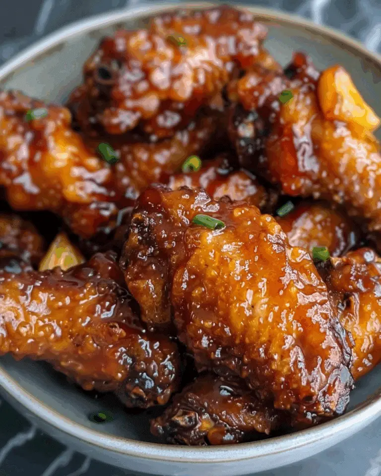 Brown Sugar Pineapple Wings Chicken