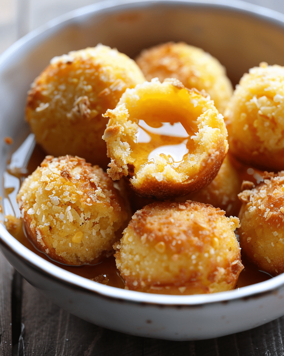 Honey Butter Cornbread Poppers