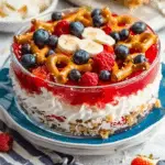 Patriotic Pretzel Salad