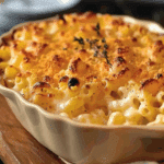 Three‑Cheese Baked Macaroni