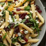 Feta & Cranberry Penne Salad with Orange Vinaigrette