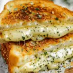 Garlic Bread Grilled Cheese