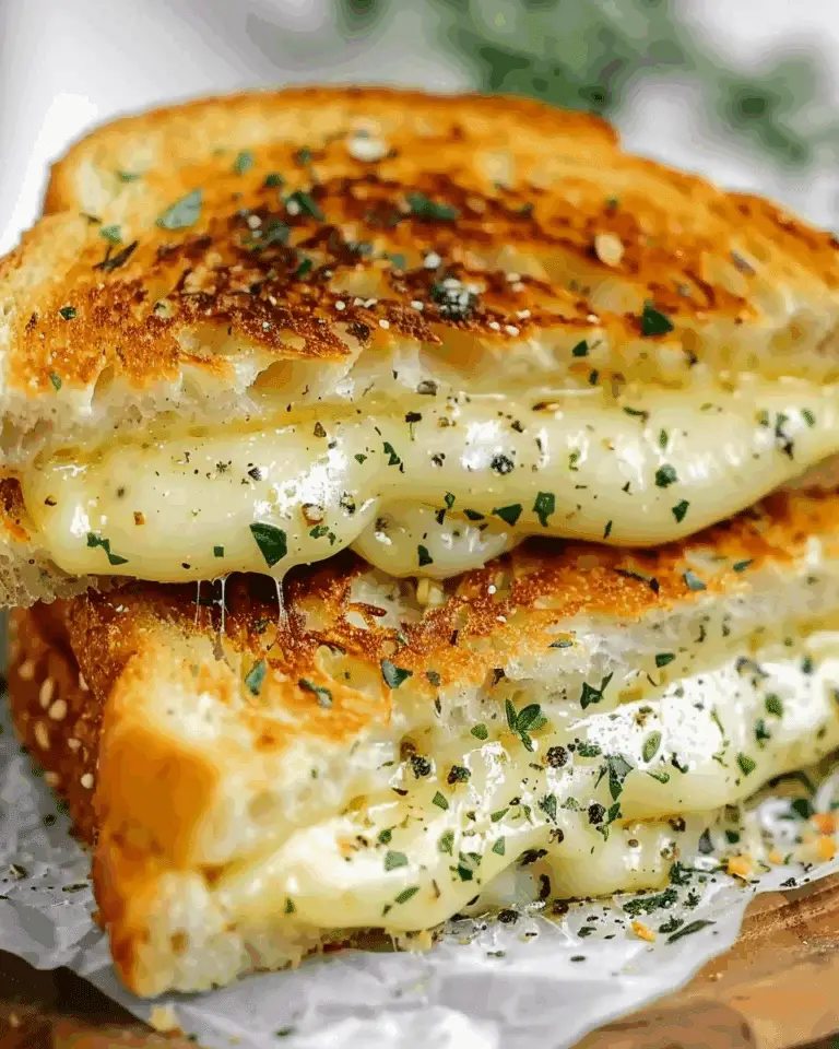 Garlic Bread Grilled Cheese