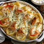 Garlic Butter Lobster‑Filled Jumbo Pasta Shells