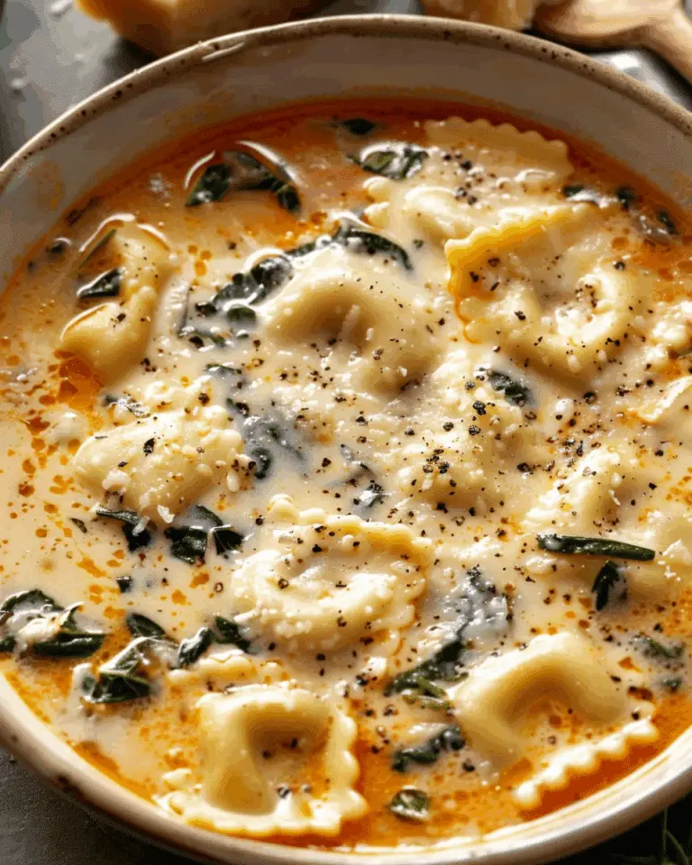 Creamy Ravioli Soup