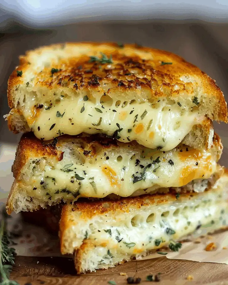Garlic Bread Grilled Cheese