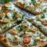 Tzatziki Chicken & Veggie Naan Pizza