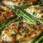 Savory Caesar Chicken & Asparagus