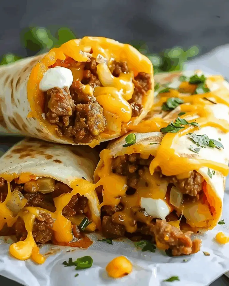 Cheesy Potato Burritos with Beef