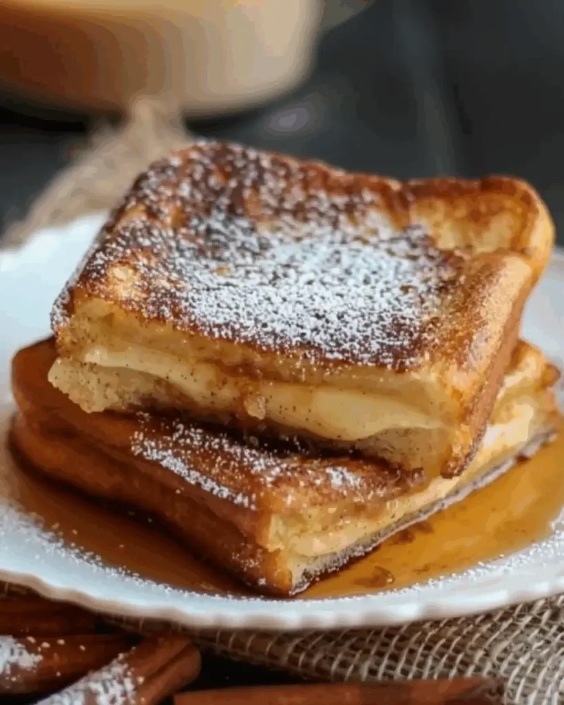Churro Stuffed French Toast with Cinnamon Sugar